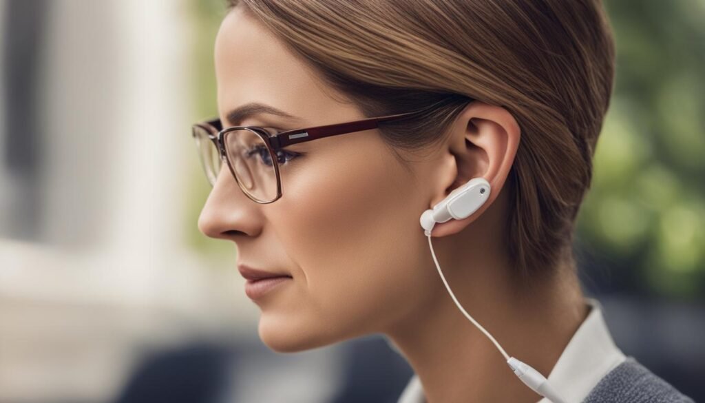 inside-the-ear and completely-in-canal hearing aids with glasses